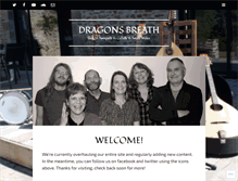 Tablet Screenshot of dragons-breath.co.uk
